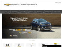 Tablet Screenshot of chevroletmatamoros.com.mx